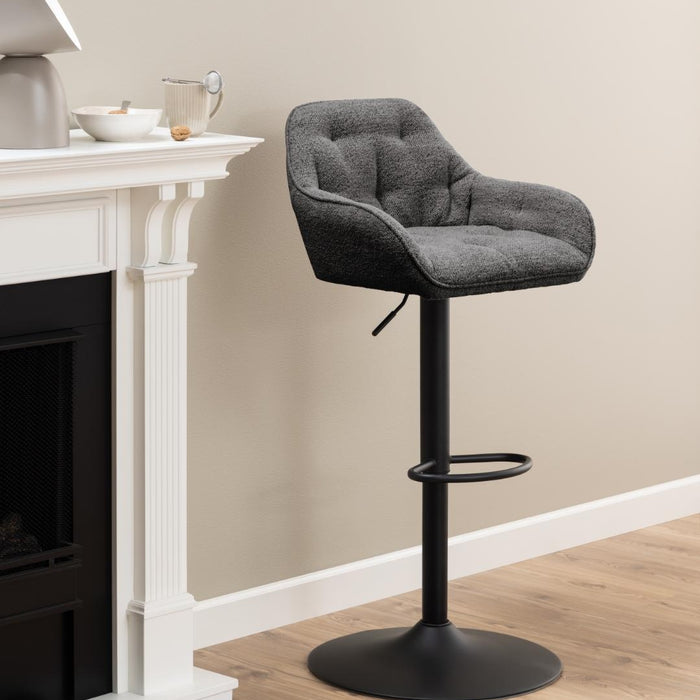 Giga Living - Barkruk Kelly Monza Antraciet - Set van 2