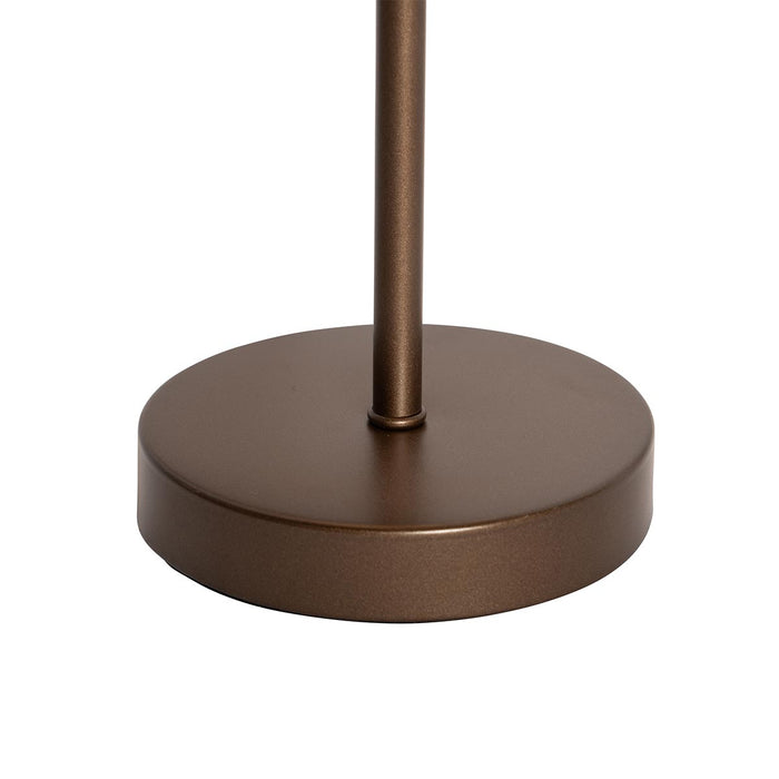 QAZQA Buiten tafellamp mushroom donkerbrons oplaadbaar - Keira