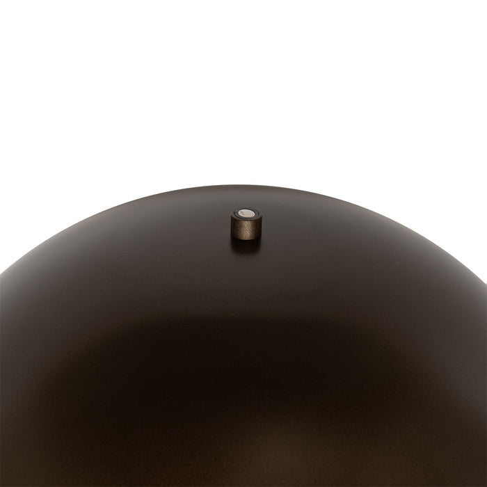 QAZQA Buiten vloerlamp mushroom donkerbrons oplaadbaar - Keira