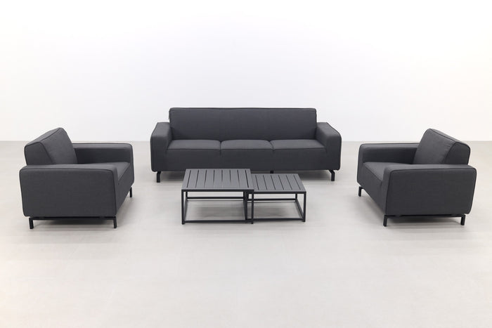 Boavista|Royalty stoel-bank loungeset - Sooty - 5-delig