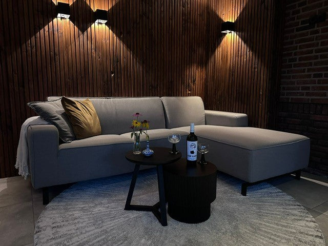 Boavista Sunbrella loungebank chaise longue - Nature Grey - 2-delig