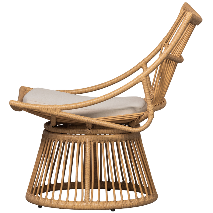 WOOOD Fauteuil Alatna - Wicker - Naturel - 80x64x53