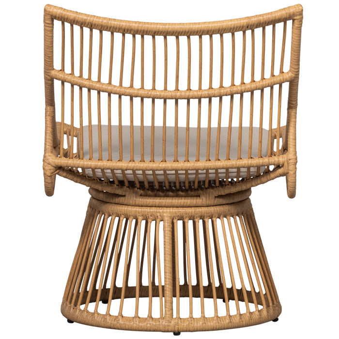 WOOOD Fauteuil Alatna - Wicker - Naturel - 80x64x53