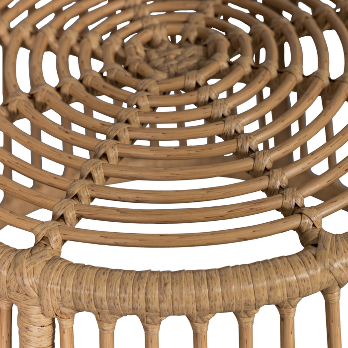 WOOOD Hocker Alatna - Wicker - Naturel - 33x43x43