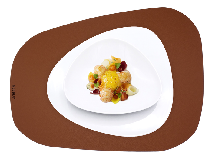 NOOBLU Placemat PEBL - Senso Cognac - Classic 45 x 34 cm