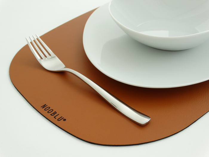 NOOBLU Placemat PEBL - Senso Cognac - Classic 45 x 34 cm