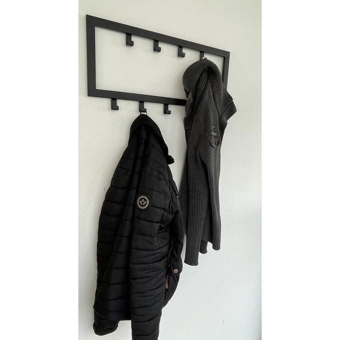 LT-Luce Kapstok Joy Mat Zwart 9 Haken 60cm