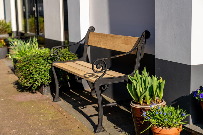 Gietijzeren tuinbank Prinsengracht