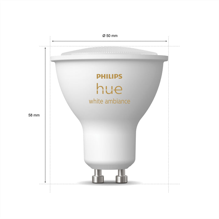 Philips Hue Starterspakket White Ambiance GU10