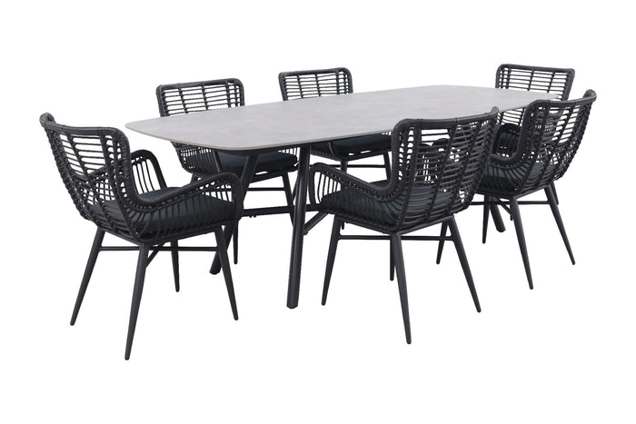 Hartman Jasmine|Benevento 240x110 cm. - Deens ovale tuinset