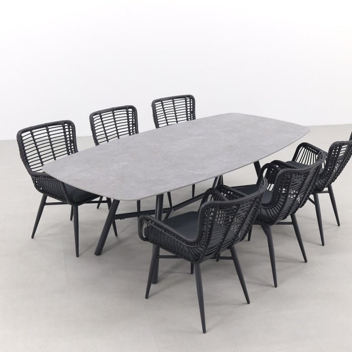 Hartman Jasmine|Benevento 240x110 cm. - Deens ovale tuinset