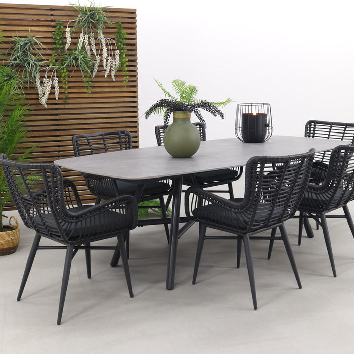 Hartman Jasmine|Benevento 240x110 cm. - Deens ovale tuinset