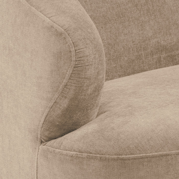by fonQ Hug Draaibare Fauteuil - Chenille - Cappuccino