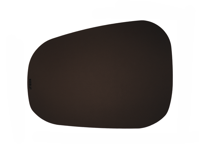 NOOBLU PEBL onderzetter | muismat 28 x 21 cm - Cognac, set van 4