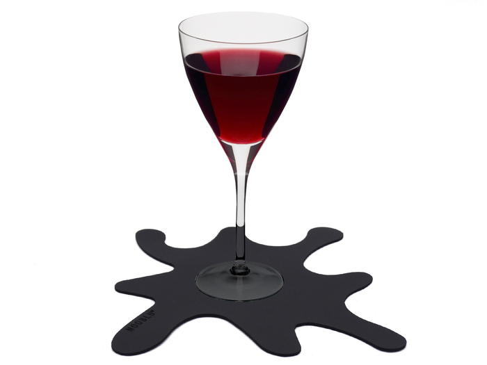 NOOBLU SPLASH onderzetters 15 x 15 cm - Cognac, set van 6