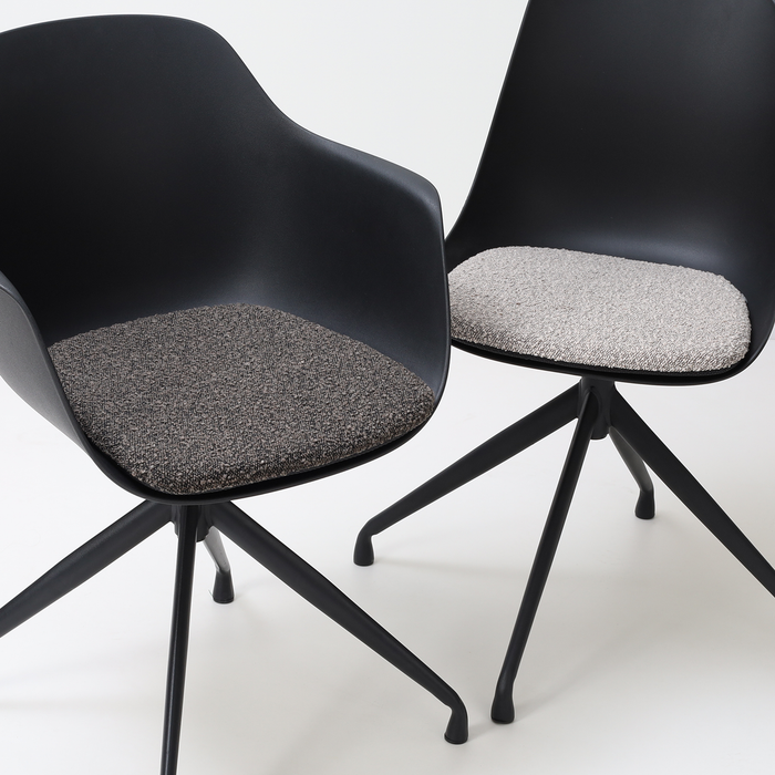 Nolon Fem Stoelkussen Bouclé Bruin