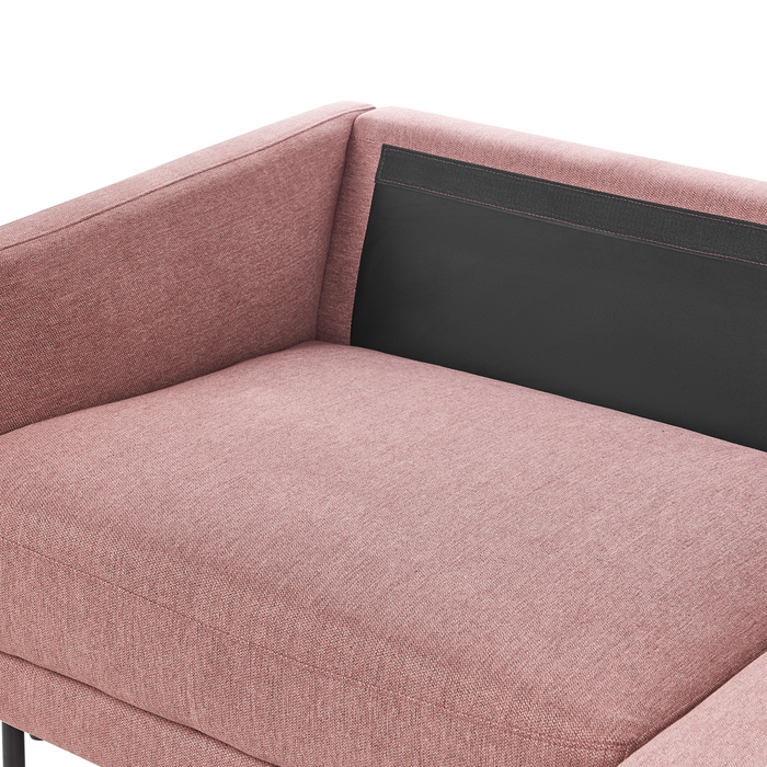 Beliani - BREDA - Hoekbank - Roze - Linkszijdig - Polyester