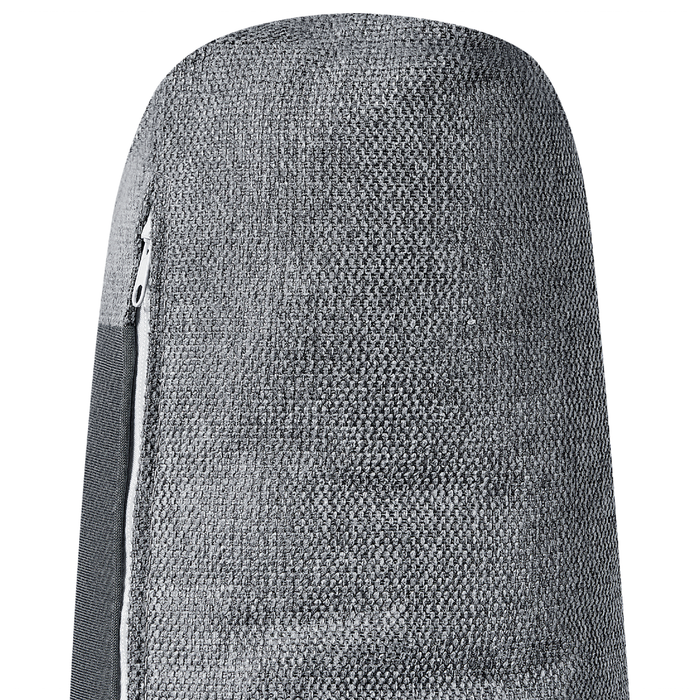 Beliani-KARILA-Hoekbank met slaapfunctie-Donkergrijs-Links-Polyester