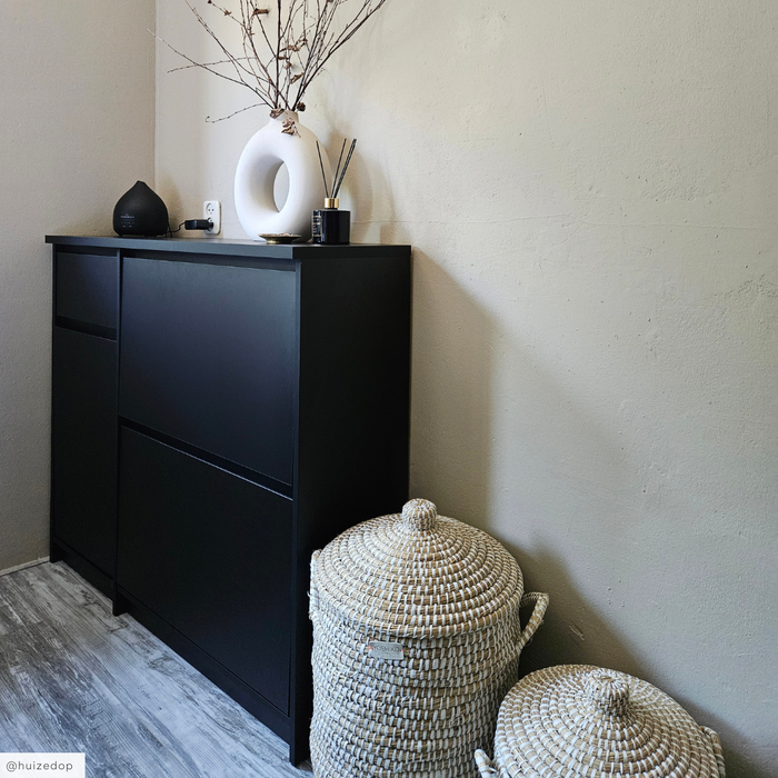 by fonQ basic Flip Schoenenkast - Zwart