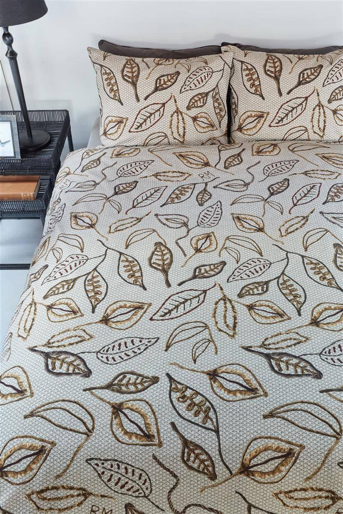 Riviera Maison dekbedovertrek Fabulous Fall sand - lits jumeaux