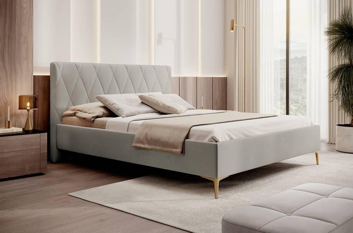 NADUVI Collection Ticaro Bedframe - 180 x 200 - Crème