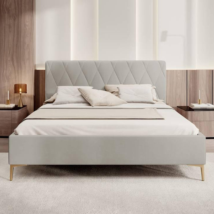 NADUVI Collection Ticaro Bedframe - 180 x 200 - Crème