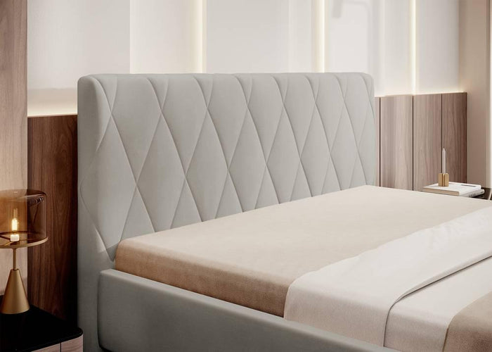 NADUVI Collection Ticaro Bedframe - 180 x 200 - Crème