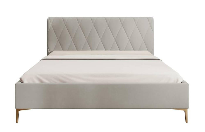 NADUVI Collection Ticaro Bedframe - 140 x 200 cm - Crème