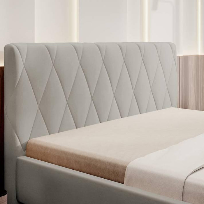 NADUVI Collection Ticaro Bedframe - 140 x 200 cm - Crème