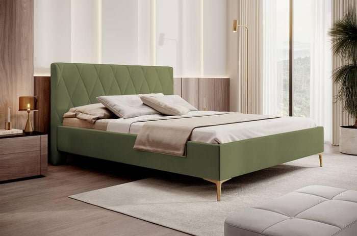 NADUVI Collection Ticaro Bedframe - 180 x 200 - Olifgroen