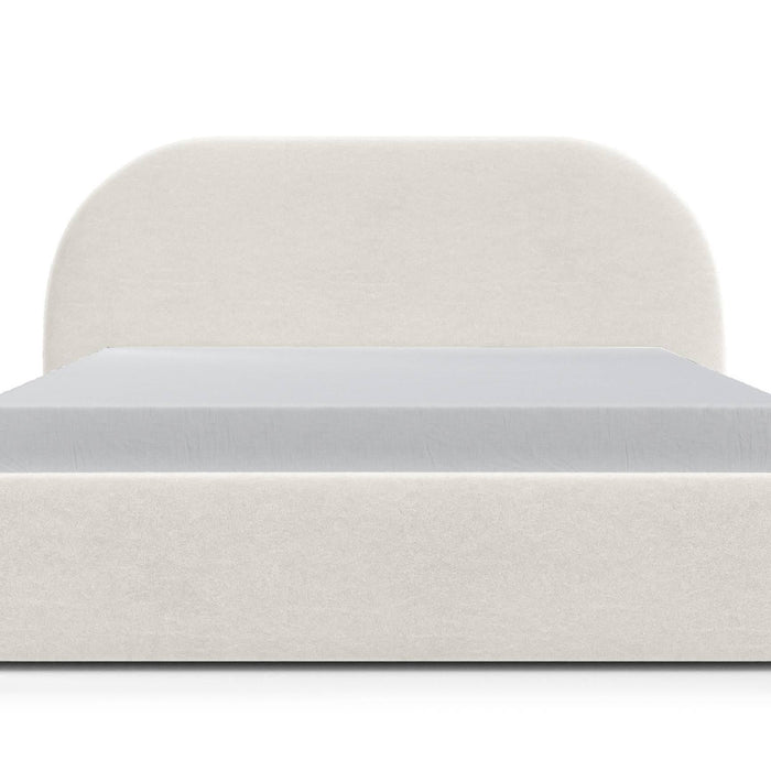 NADUVI Collection Philipa Bedframe - 180 x 200 cm - Fluweel - Crème