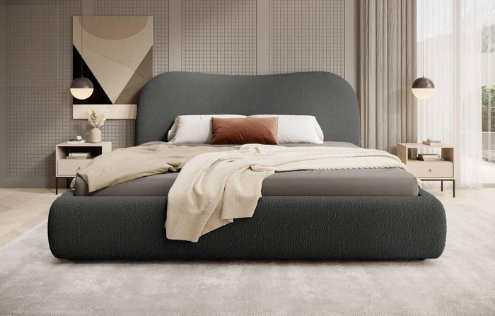 NADUVI Collection Sombala Bedframe - 180 x 200 cm - Grafiet
