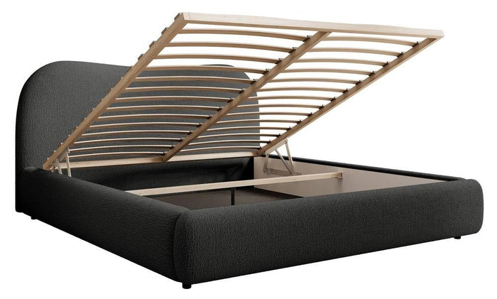 NADUVI Collection Sombala Bedframe - 180 x 200 cm - Grafiet