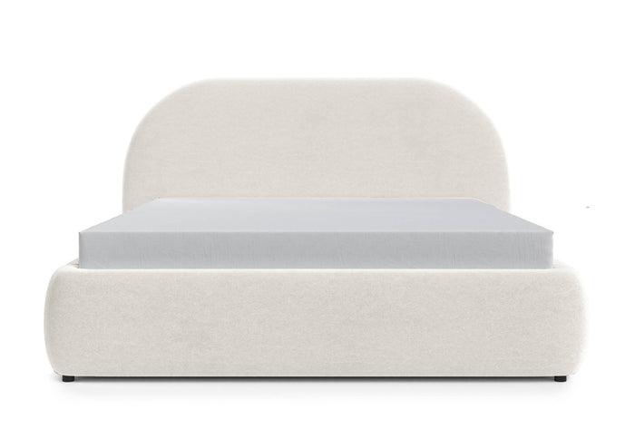 NADUVI Collection Philipa Bedframe - 140 x 200 cm - Fluweel - Crème