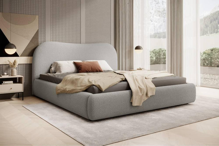 NADUVI Collection Sombala Bedframe - 180 x 200 cm - Donkergrijs