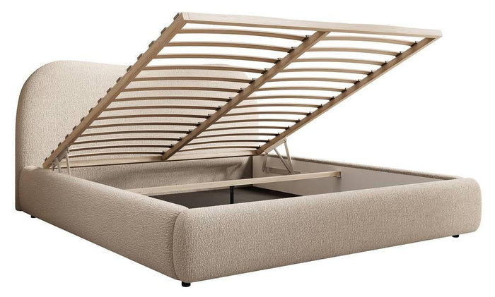 NADUVI Collection Sombala Bedframe - 160 x 200 cm - Beige