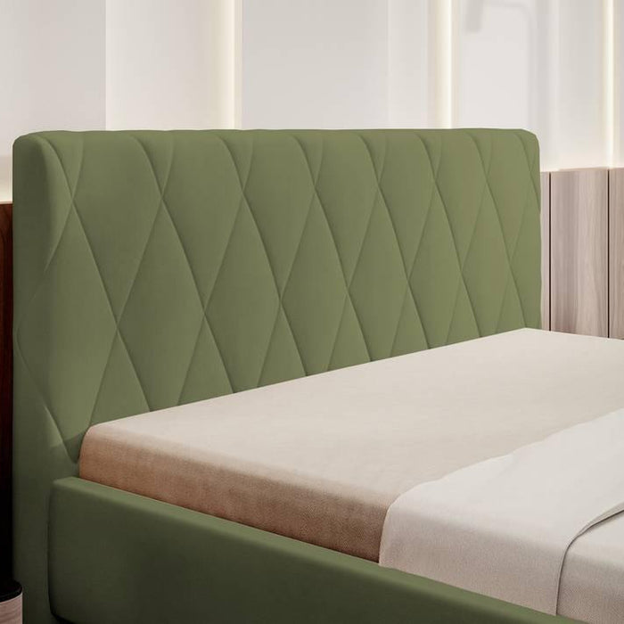 NADUVI Collection Ticaro Bedframe - 160 x 200 cm - Olijfgroen