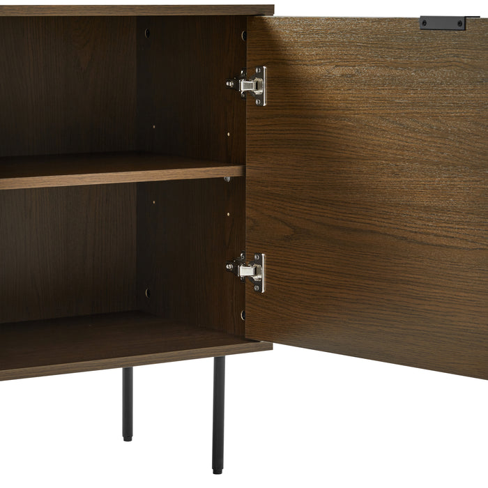 by fonQ Tier Dressoir - Smoked Oak