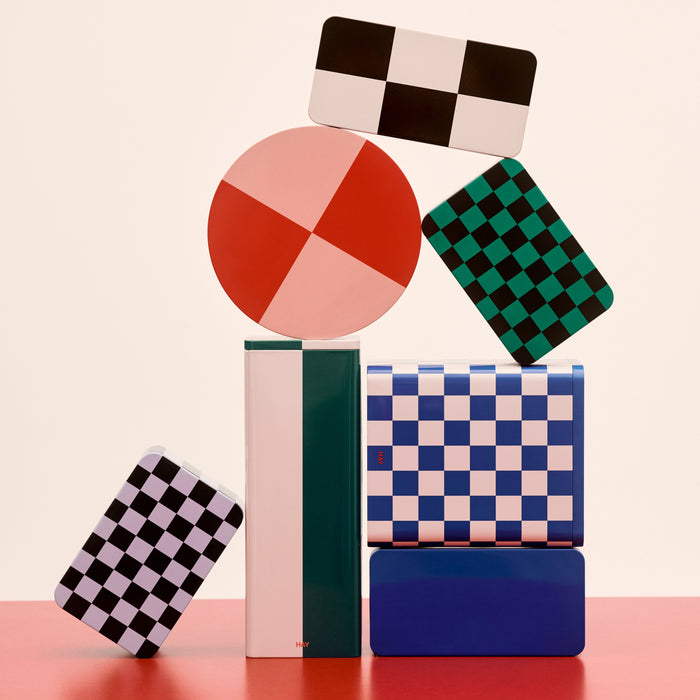 HAY Tin Voorraadblik Medium - Black / Off-White