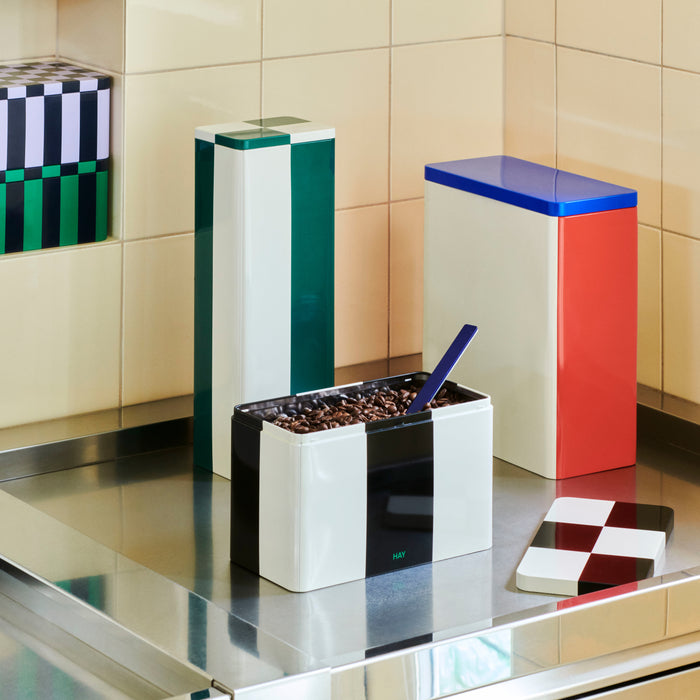 HAY Tin Voorraadblik Slim - Green / Off-White