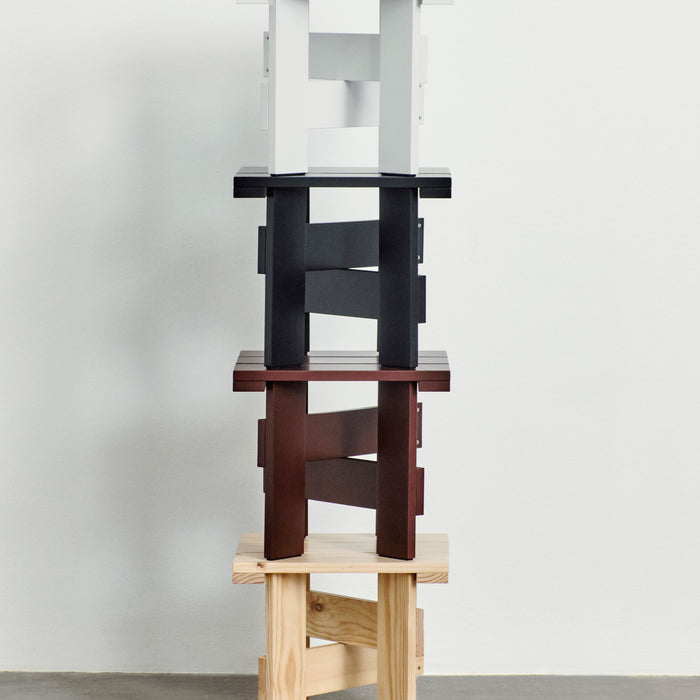 HAY Crate Bijzettafel H 40 cm - Zwart