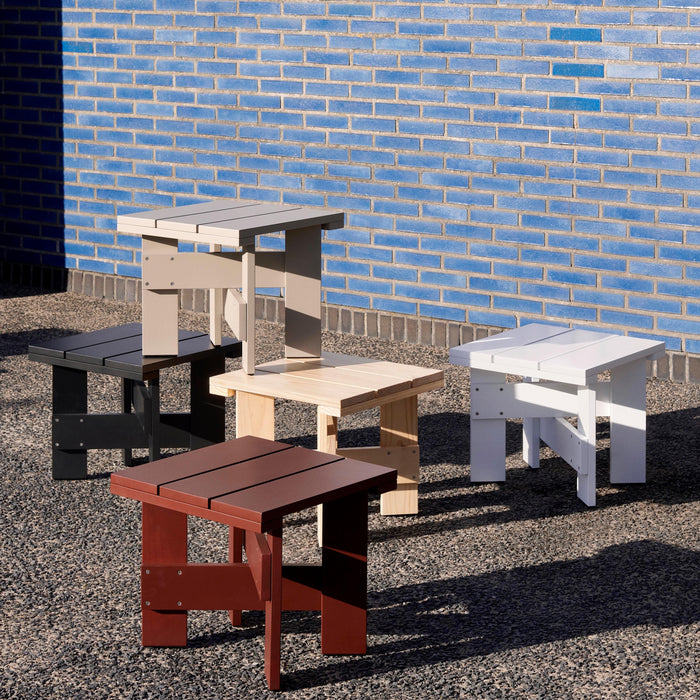 HAY Crate Bijzettafel H 40 cm - Zwart