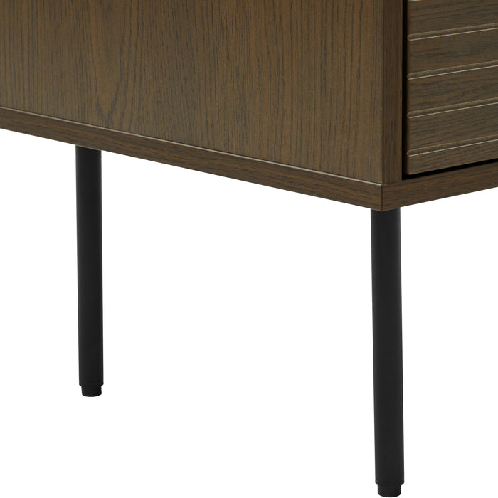 by fonQ Tier Opbergkast - Smoked Oak