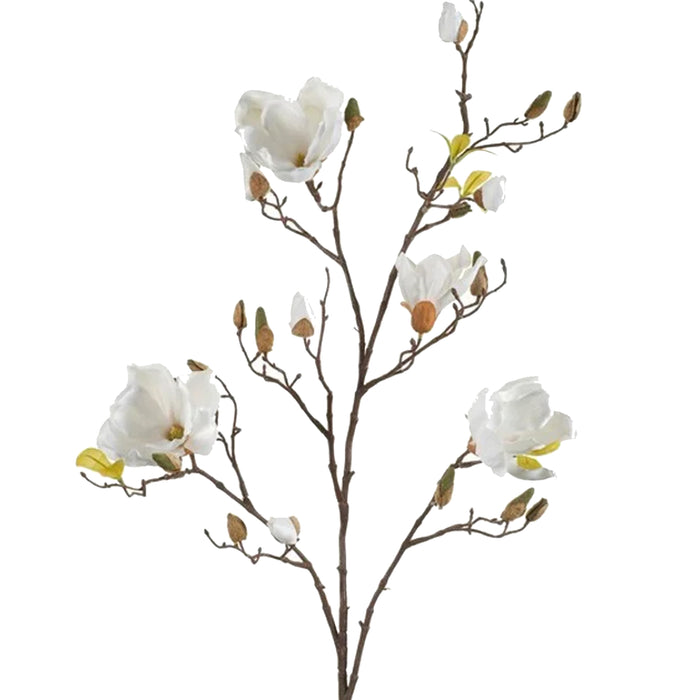Easyplants Kunst Magnolia Tak Crème 105 Cm