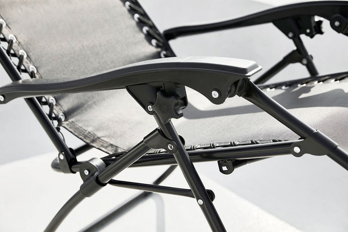 Feel Furniture - Buiten ligstoel - verstelbaar - Zwart