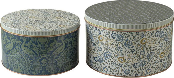 Laura Ashley Set 2 Blikken Daniela en Peacock Geel