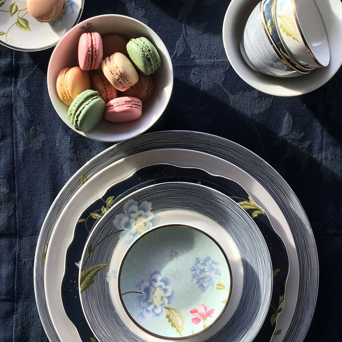 Laura Ashley Bord Plat 20 cm Midnight Pinstripe