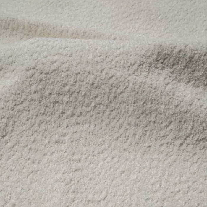 5-zits rechter hoekbank met boxzitting bouclette crème