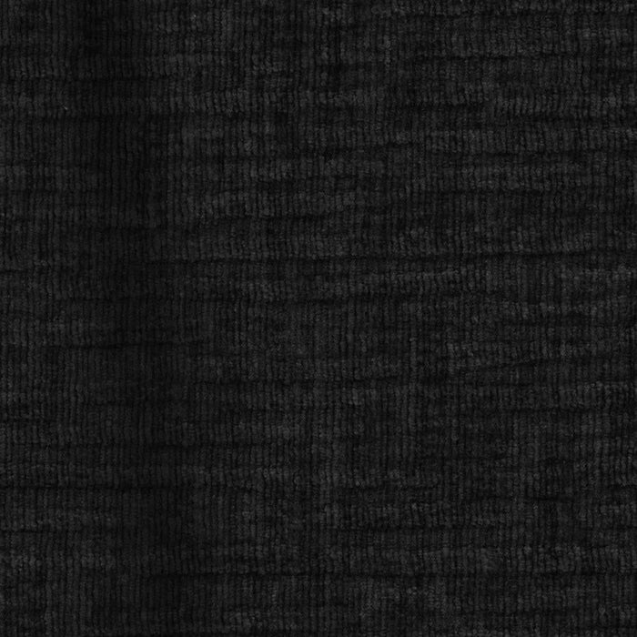 7-zits rechte panoramische bank in antraciet fluweelpatroon