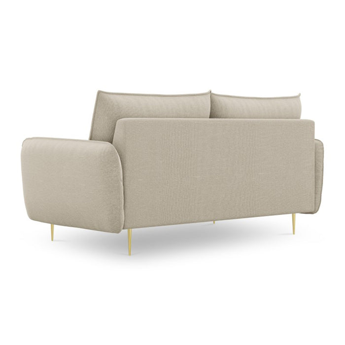 Cosmopolitan Design Vienna 2-zitsbank - Linnen - Lichtbeige